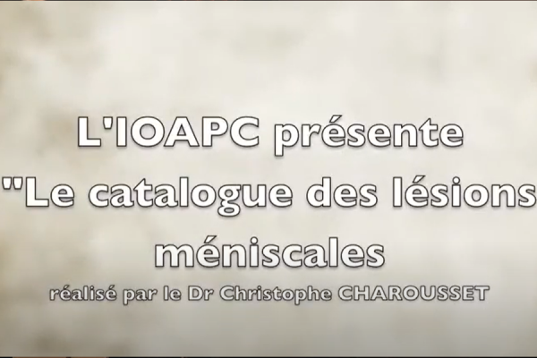 Ménisques 2012 - IOAPC